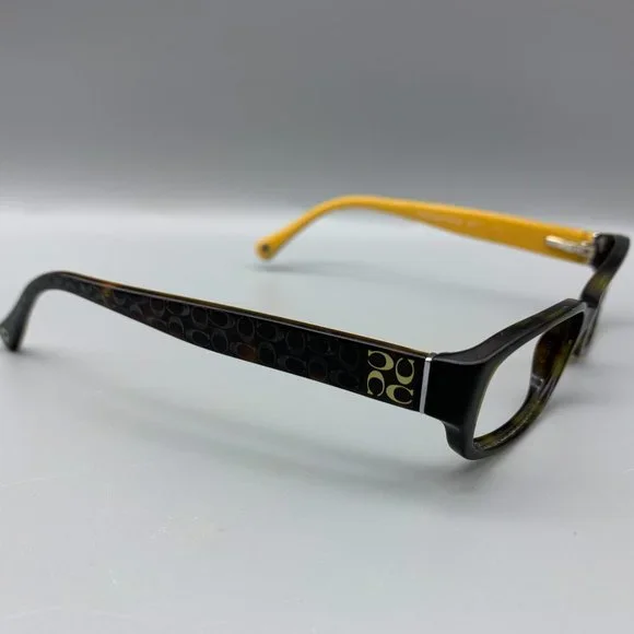 Coach HC6001 Emily Rectangle Frame Dark Tortoise Glasses - Picture 2 of 10